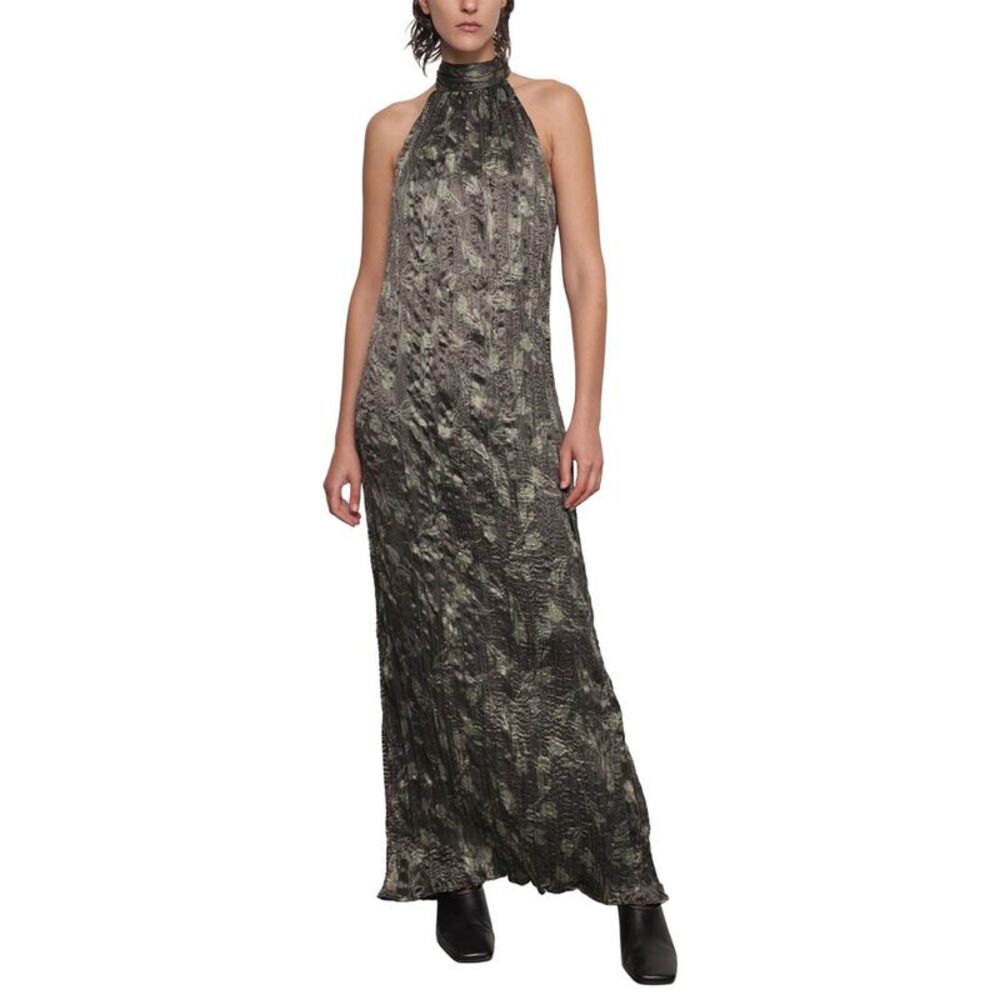 Sabina Musayev Womens London Maxi Dress, Green